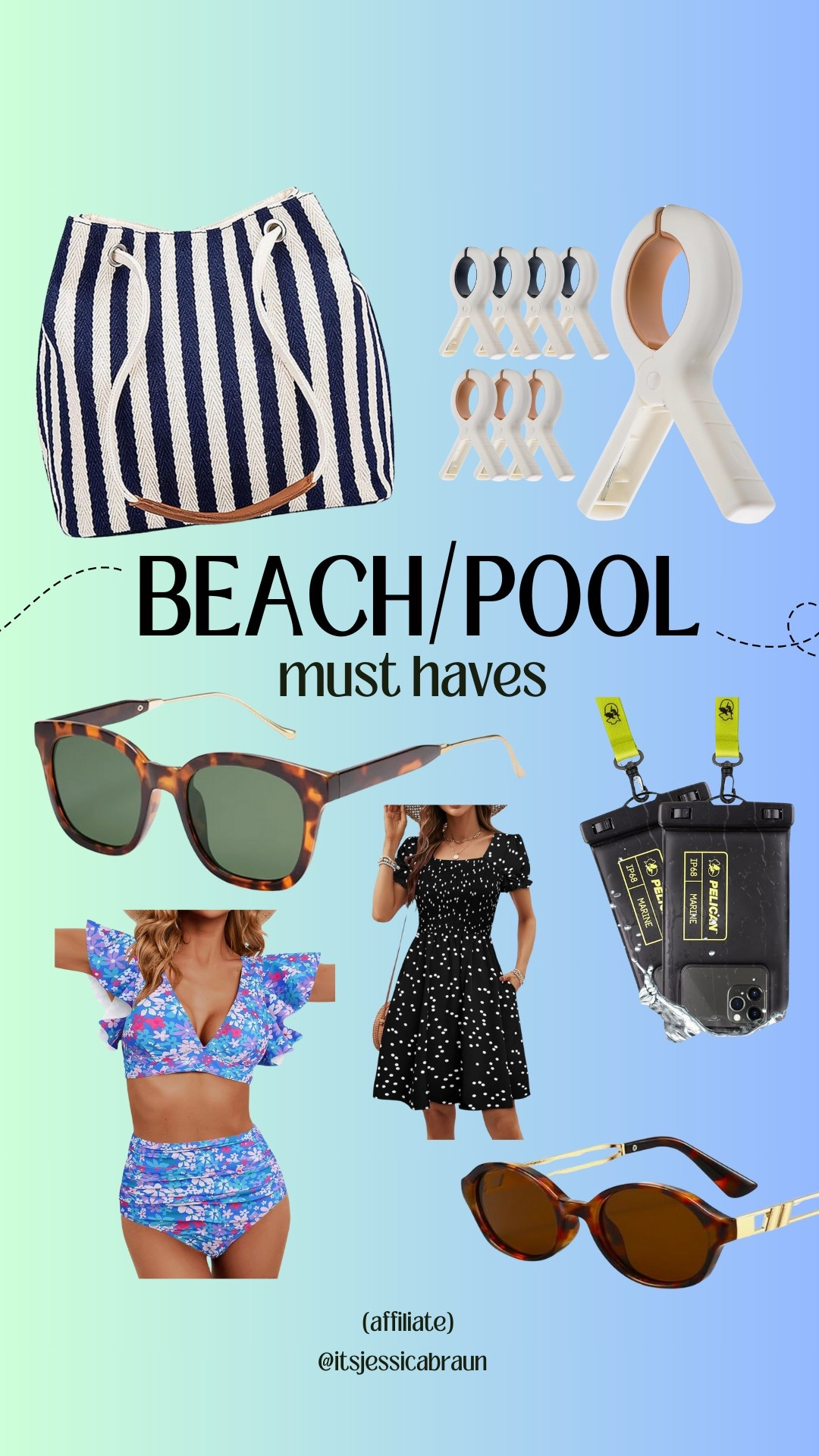 All of my must haves for the beach or pool with kids (or without!) An affordable dress that doubles as a cover up, a mom-friendly swimsuit option, great timeless sunglasses & more! 

#LTKSeasonal #LTKTravel #LTKFindsUnder50