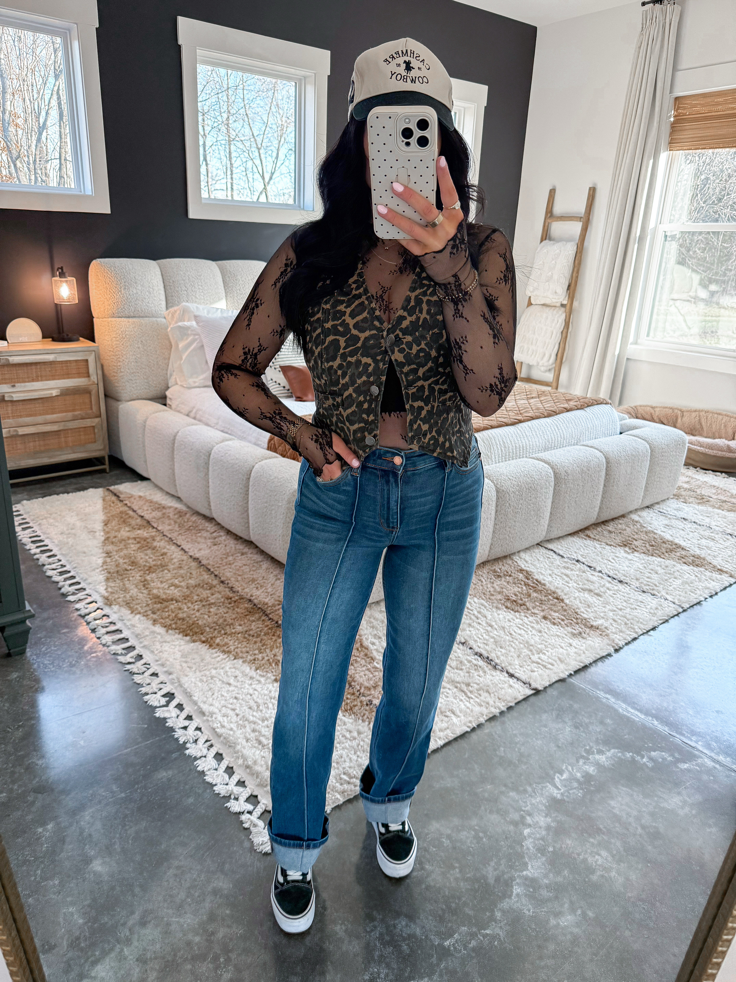 Y'allternative OOTD 🖤🐆

Leopard Vest - medium
Lace Top - xs
Bralette - medium

*Jeans are linked over on my ShopMy! 

Love a good casual y'allternative outfit! 👏🏼 This one would be perfect for any upcoming concerts you may have - or just a fun night out (Nashville maybe?! 🤔) I layered this leopard print denim style vest over one of my favorite lace tops and finished the look with some comfortable jeans, my platform vans & a fun hat! 

 

 

#LTKootd