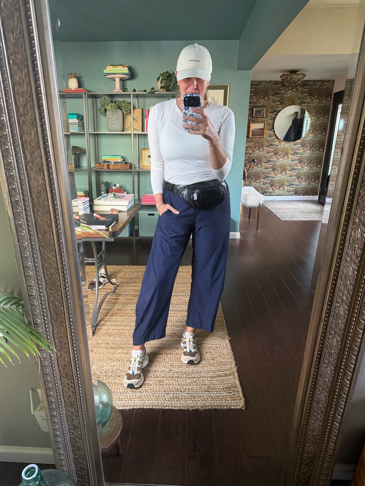 Walk fit! Pants are part of Amazon Prime deals!! So good, wearing a medium