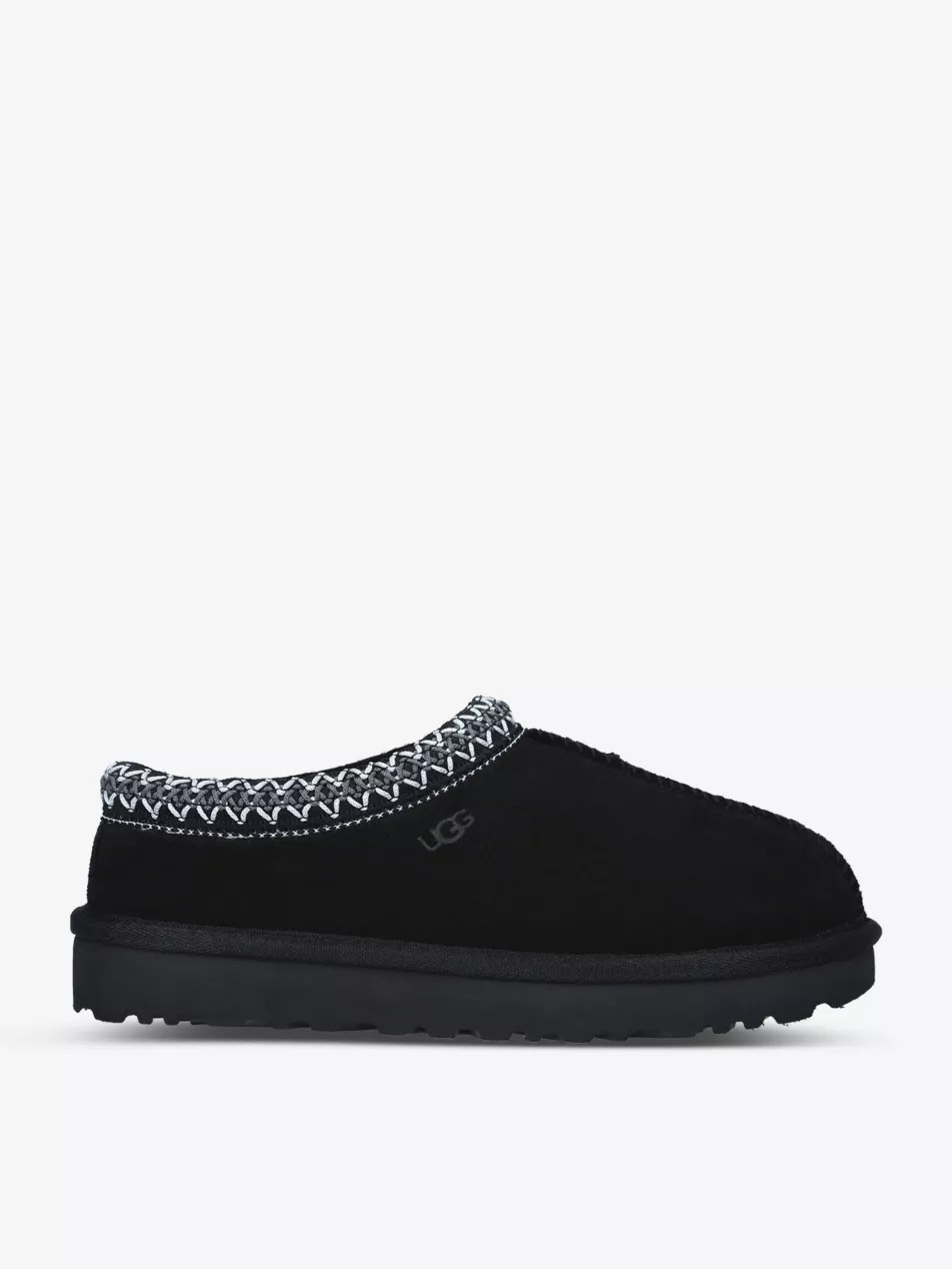 Tasman shearling-lined suede slippers | Selfridges