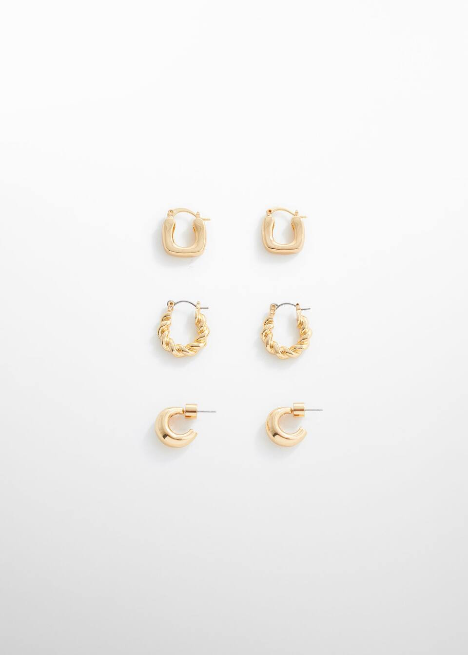 Set of hoop earrings  -  Woman | Mango Canada | Mango Canada