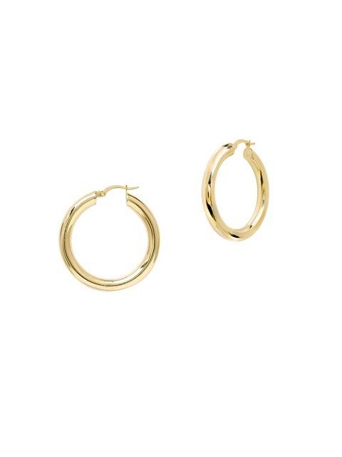 Gabi Rielle 14K Yellow Gold Polished Hoop Earrings on SALE | Saks OFF 5TH | Saks Fifth Avenue OFF 5TH