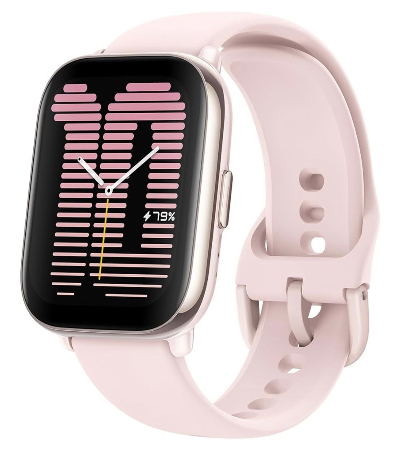 Light pink amafit smartwatch 