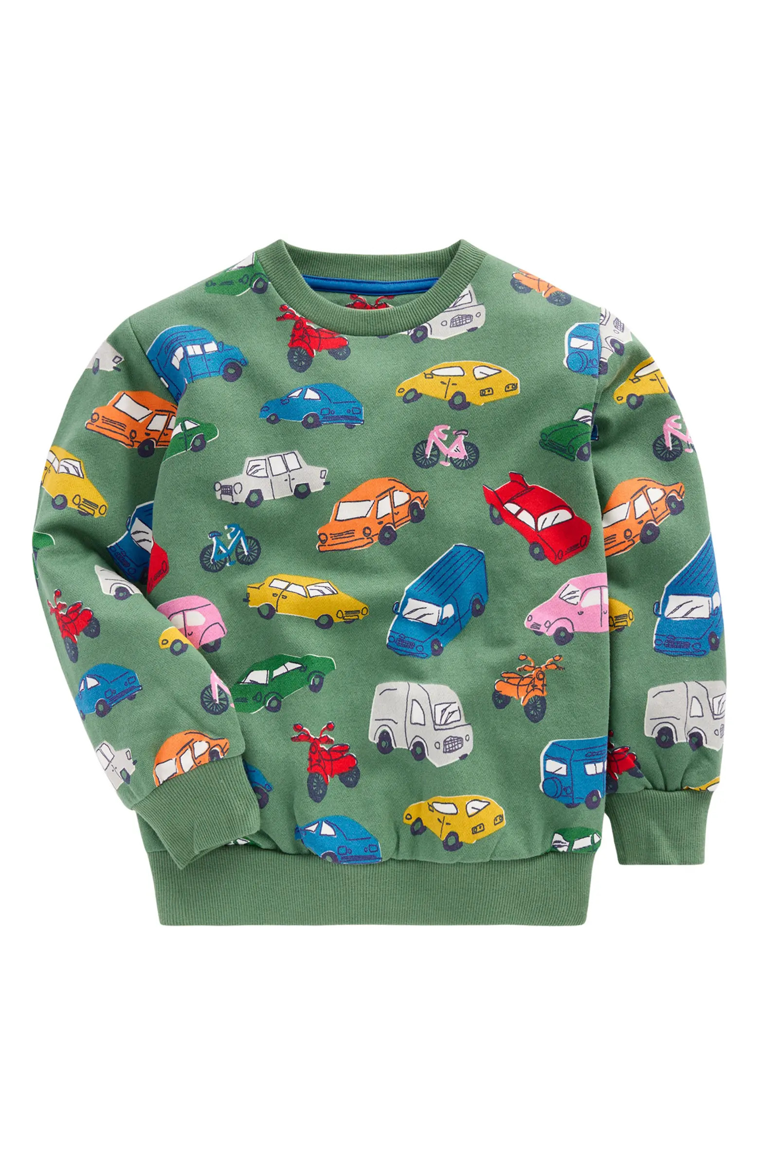 Kids' Traffic Print Cotton Sweatshirt | Nordstrom