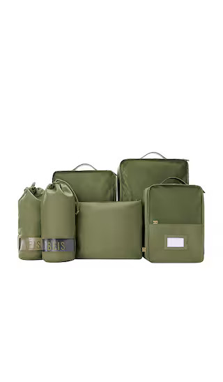 The 6pc Packing Cubes in Olive | Revolve Clothing (Global)