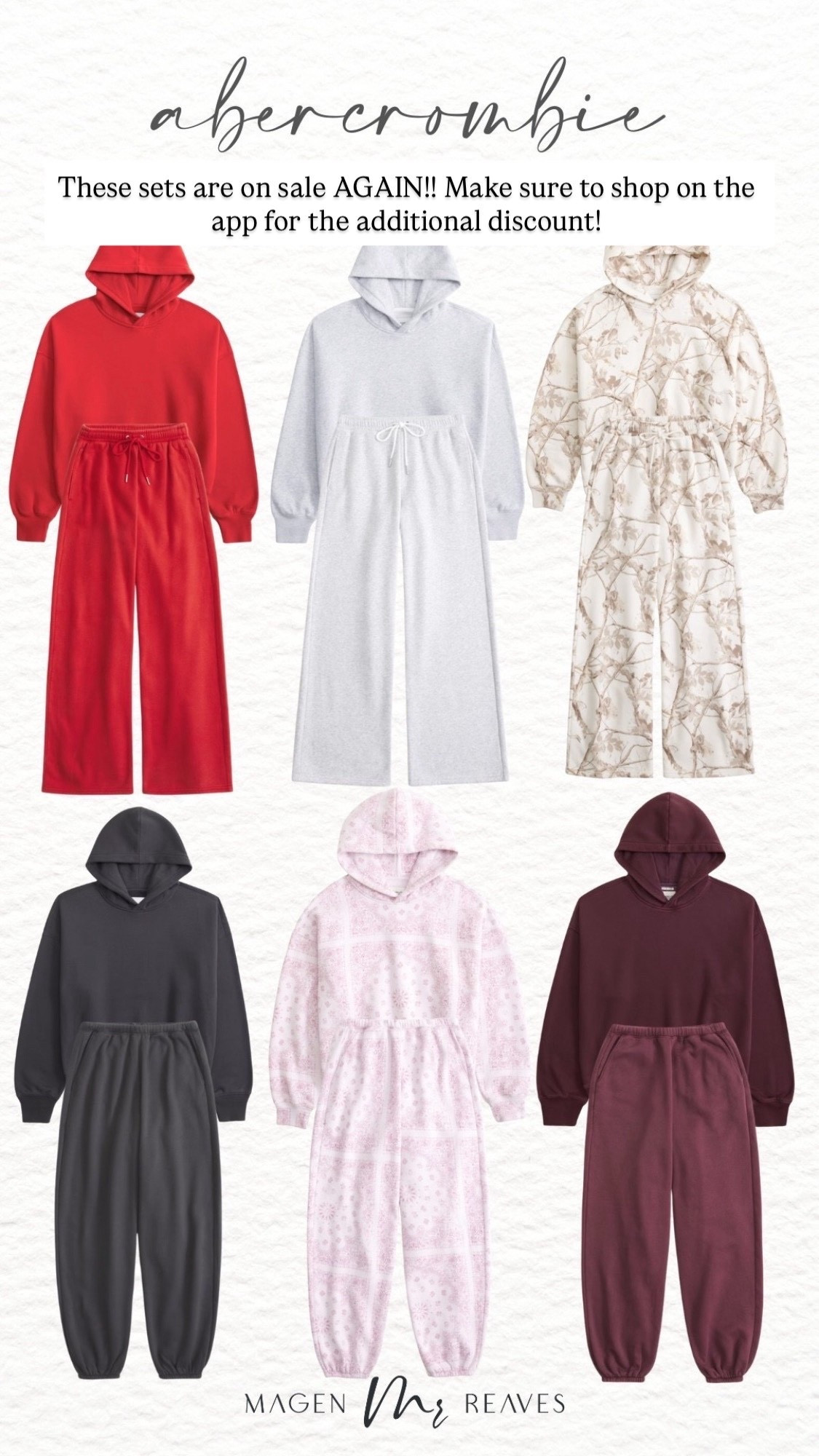 The best sets!! Use code GIFTSFORYOU in the app for an additional discount! 

abercrombie, abercrombie sale, sweatset, lounge set

#LTKSaleAlert #LTKHoliday