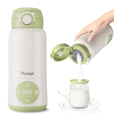 Portable Bottle Warmer for Travel, 15oz Capacity Portable Milk Warmer for Baby, Formula, Breast M... | Amazon (US)