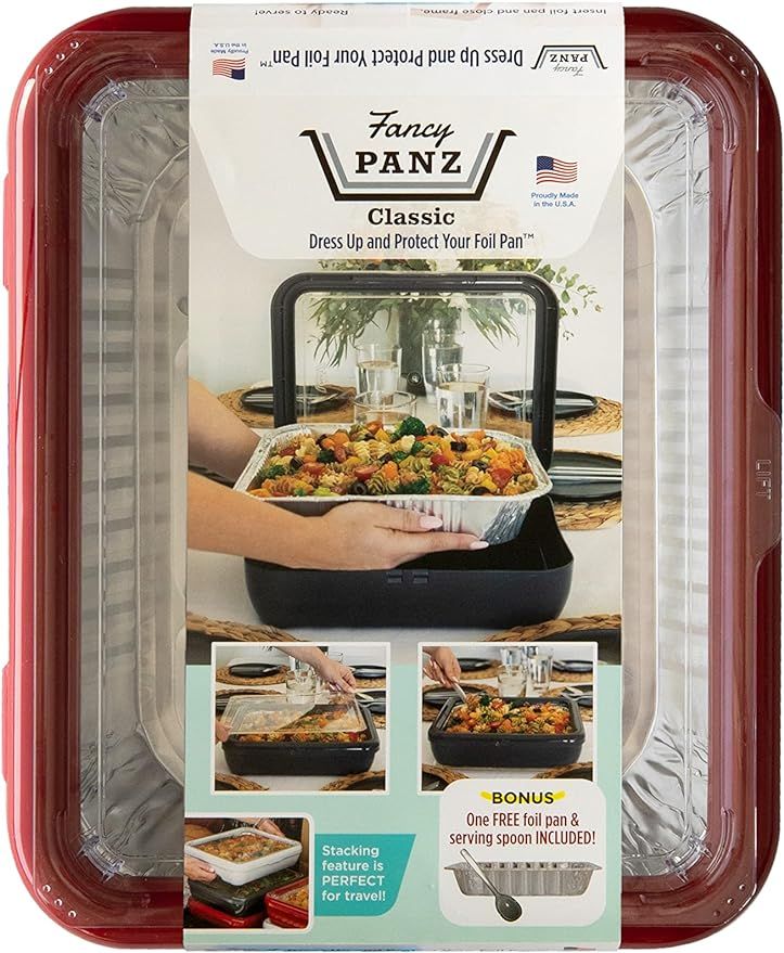 Fancy Panz Classic, Dress Up & Protect Your Foil Pan, Made in USA, Fits Half Size Foil Pans. Hot ... | Amazon (US)