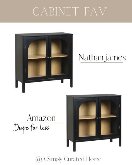 Popular cabinet dupe for less!! Nathan James or Amazon 

#LTKhome #LTKstyletip