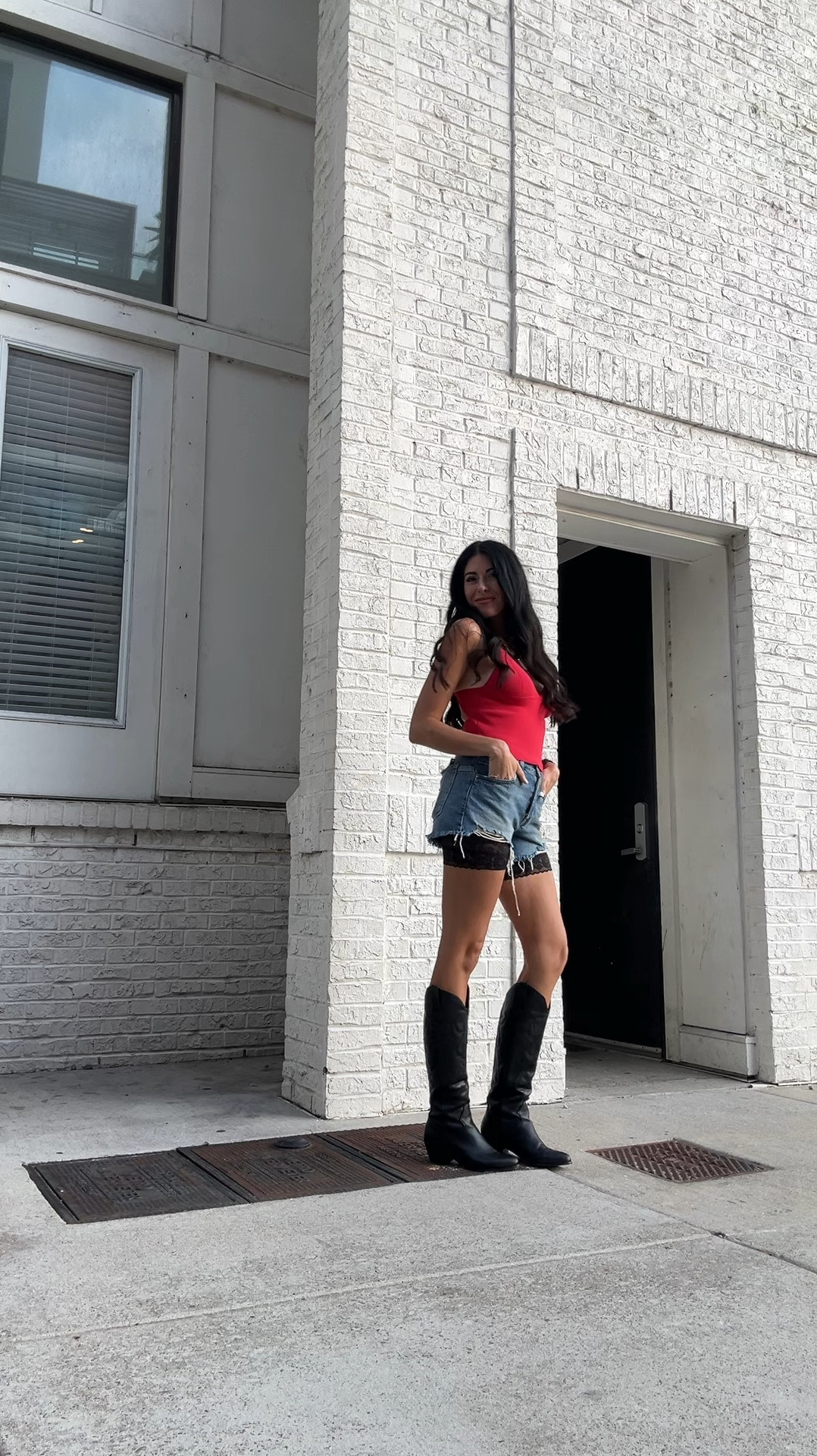 I got so many compliments on the lace shorts under the denim shorts! (These are actually shape wear too!) 

Wearing a small in the top and shorts are TTS. 

#morganwallenconcert #nashvilleoutfit 

#LTKfindsunder50 #LTKFestival #LTKfindsunder100