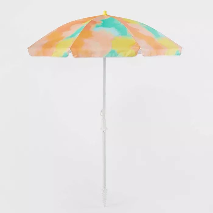 6' Umbrella with Anchor Tie-Dye - Sun Squad™ | Target
