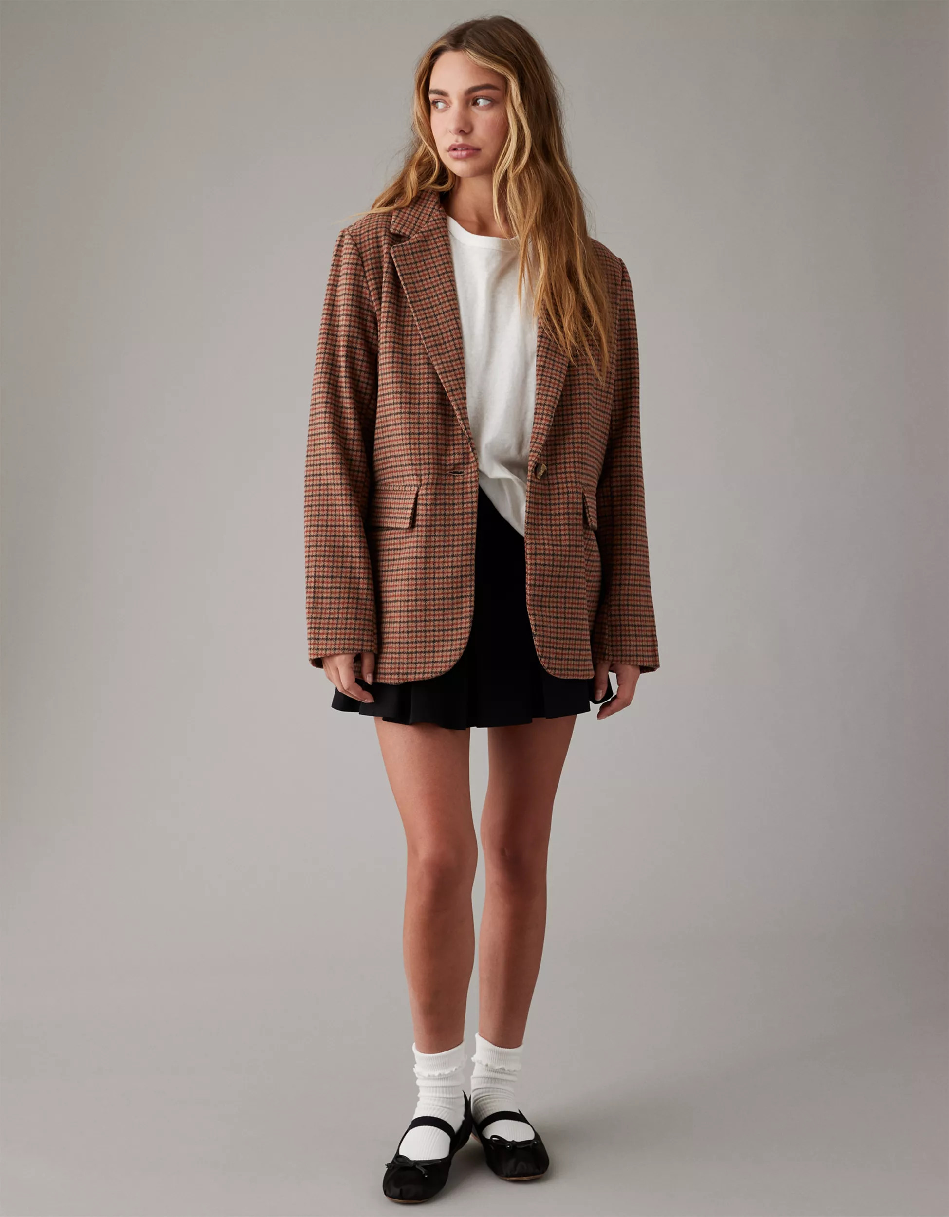AE Oversized Boyfriend Blazer | American Eagle Outfitters (US & CA)