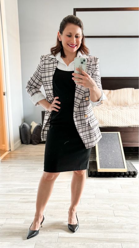 Capsule office pieces:
Wearing size 2P* in the black scoop neck dress and size XS in the high quality button down shirt.

*sometimes I size up so the office dress doesn’t hug my butt. I don’t think it’s more professional and appropriate for teaching.

I'm 4'10" and 115#; bust 32B, waist 26, hips 36





#LTKOver40 #LTKStyleTip #LTKWorkwear