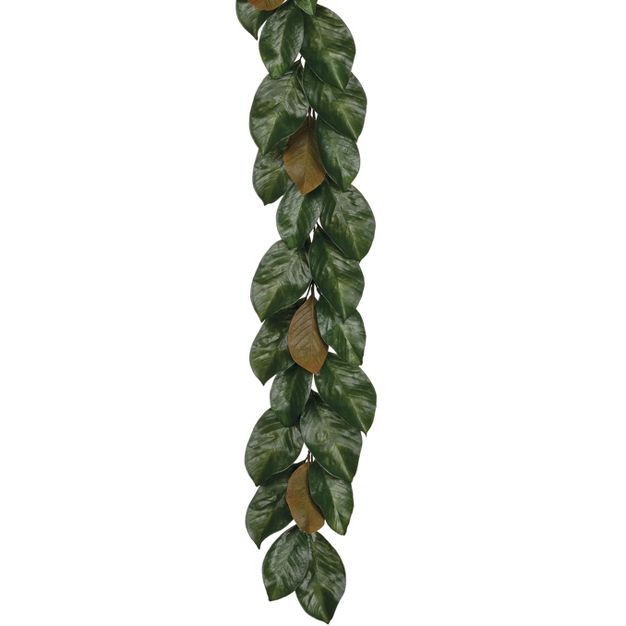 Sullivans Artificial Magnolia Leaf Garland 72"L Green | Target