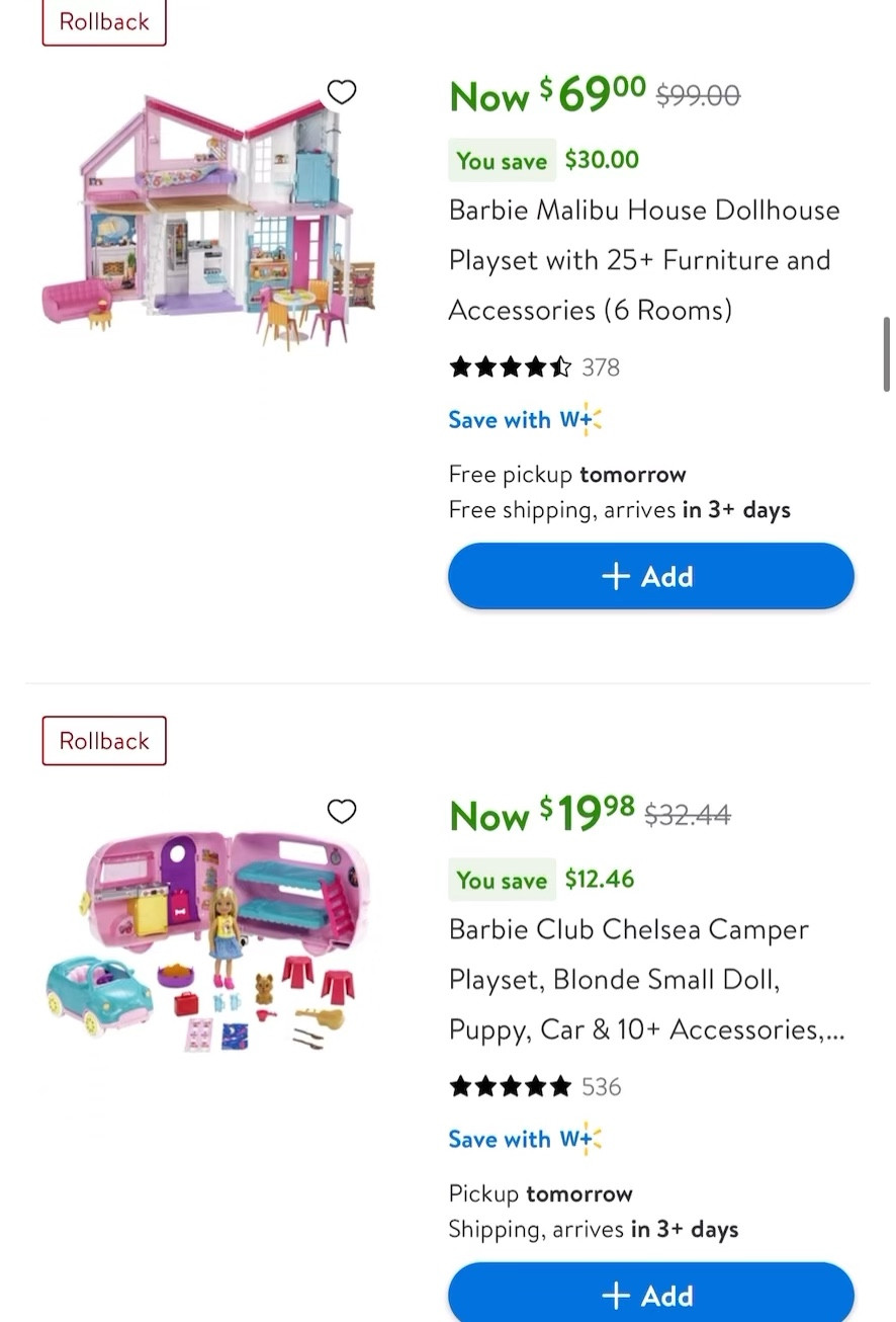 Barbies are on the Black Friday Deals! Stock up for your girls!!

#LTKGiftGuide #LTKHoliday #LTKHolidaySale