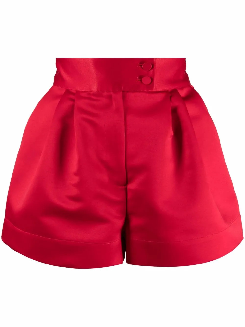 STYLAND high-waisted Satin Shorts  | Red | FARFETCH CA | Farfetch Global