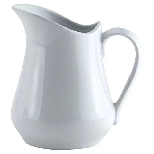 HIC Classic Porcelain Pitcher and Creamer, White, 32-Ounce | Walmart (US)