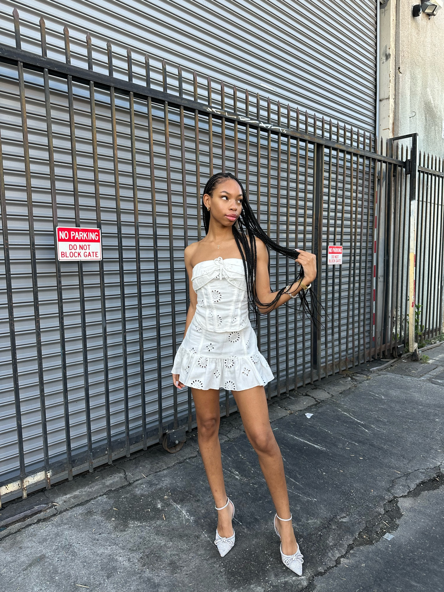 White Dress 🤍 something slight 

#LTKParties #LTKStyleTip #LTKSaleAlert