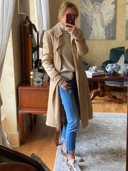 Neutrals & denim 
.
Trench @laurenralphlauren
Jumper @baukjen pr get 15% off with code MYMIDLIFE15
Jeans @no44 pr
Trainers @goldengoose
.
#trench #springstyle #mymidlifefashion #ootd #everydaystyle #everydayfashion #midlife #over50style #over50fashion #baukjenstyle 

#LTKSeasonal #LTKeurope #LTKover40