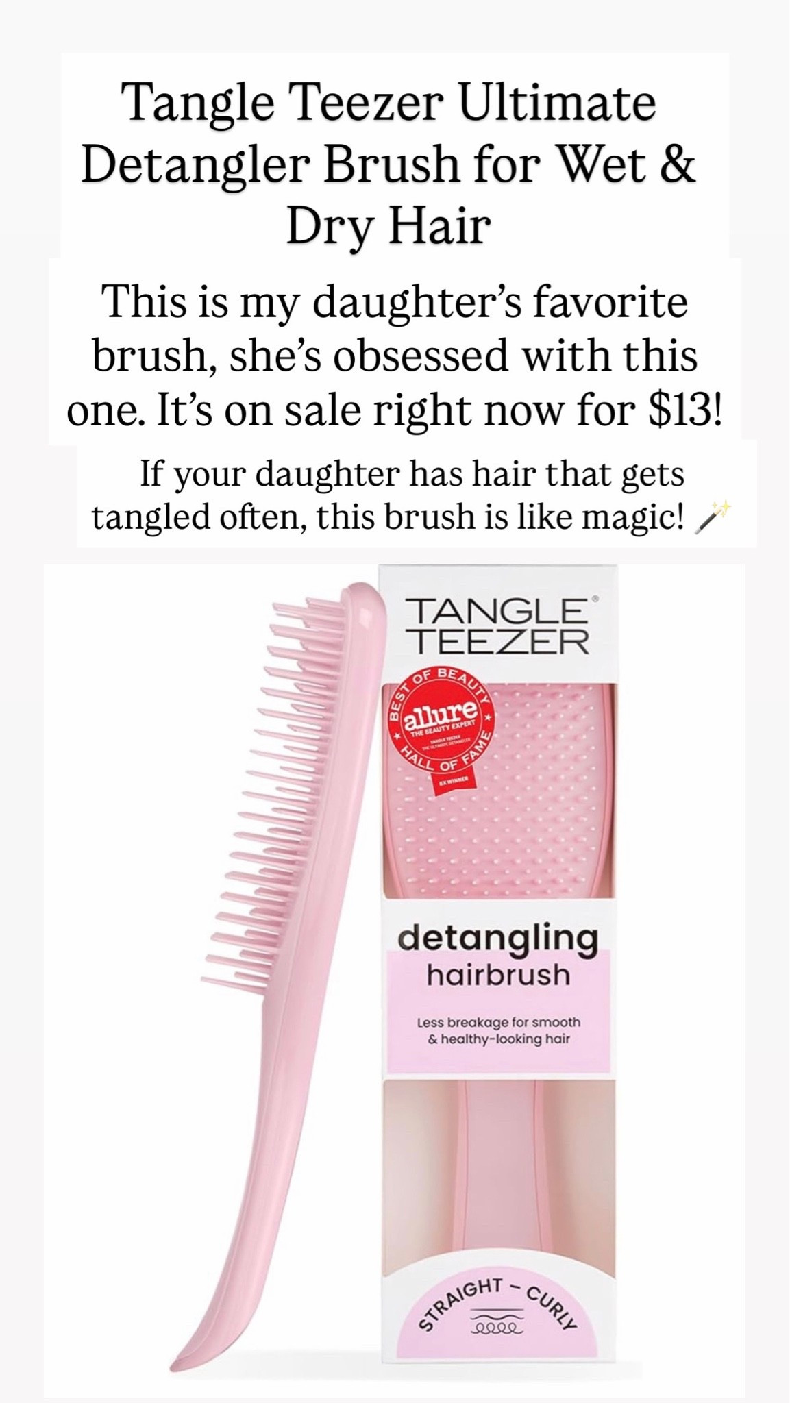 Tangle Teezer Brush on sale

#LTKBeauty #LTKSaleAlert