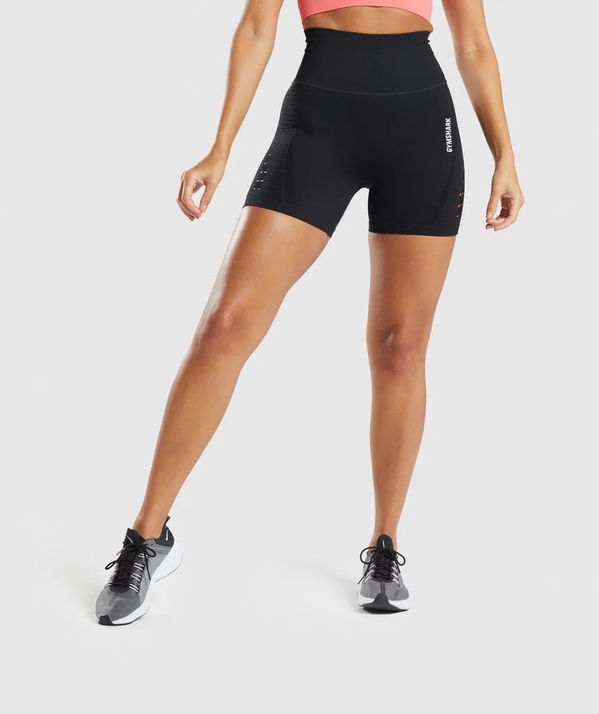 Gymshark Energy Seamless Shorts - Black | Gymshark (Global)