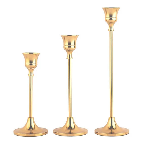 LuccaandLuna 3 Piece Maradona Candlestick Set | Temple & Webster | Temple & Webster AU