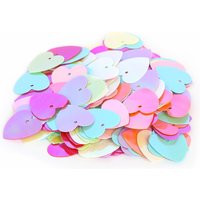 250 Iridescent Mix Color Heart Sequins - Paillettes Rainbow | Etsy (US)