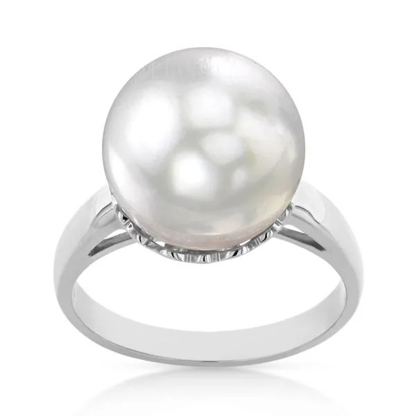 Radiance Pearl 14k Gold White South Sea Pearl Ring | Bed Bath & Beyond