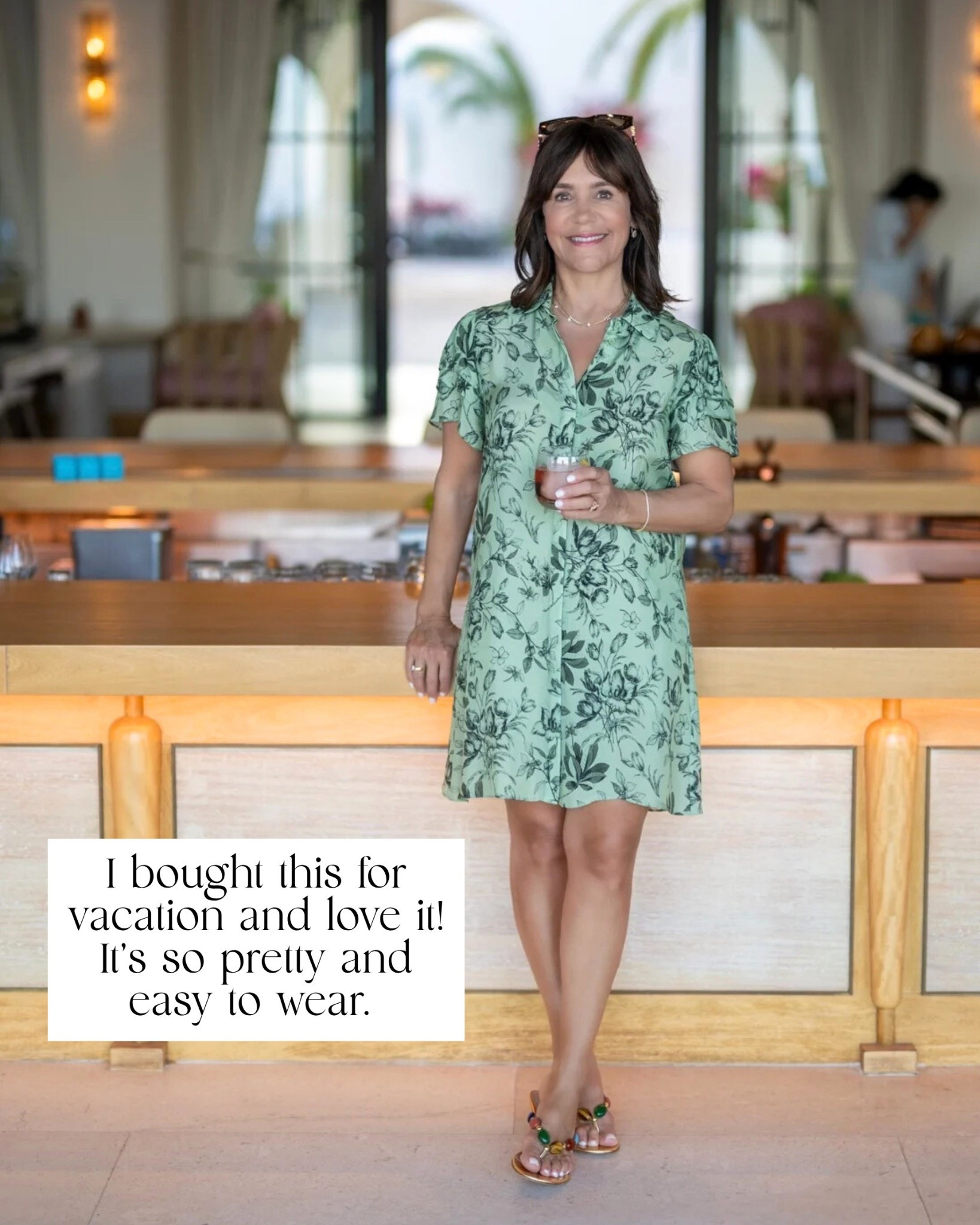 I bought this dress for vacation and love it! So versatile and easy to wear! ☀️✨

#LTKSaleAlert #LTKOver40 #LTKSeasonal