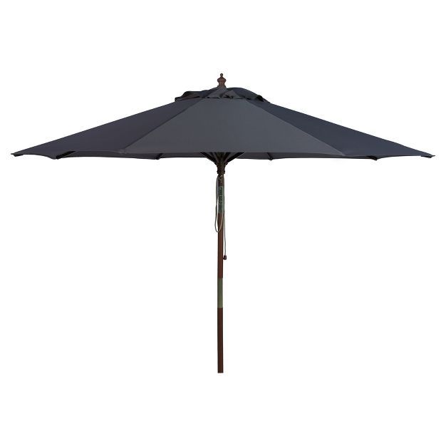 Cannes 9' Wooden Outdoor Umbrella - Safavieh | Target