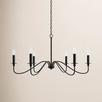Ableton 6 - Light Candle Style Classic / Traditional Chandelier | Wayfair North America
