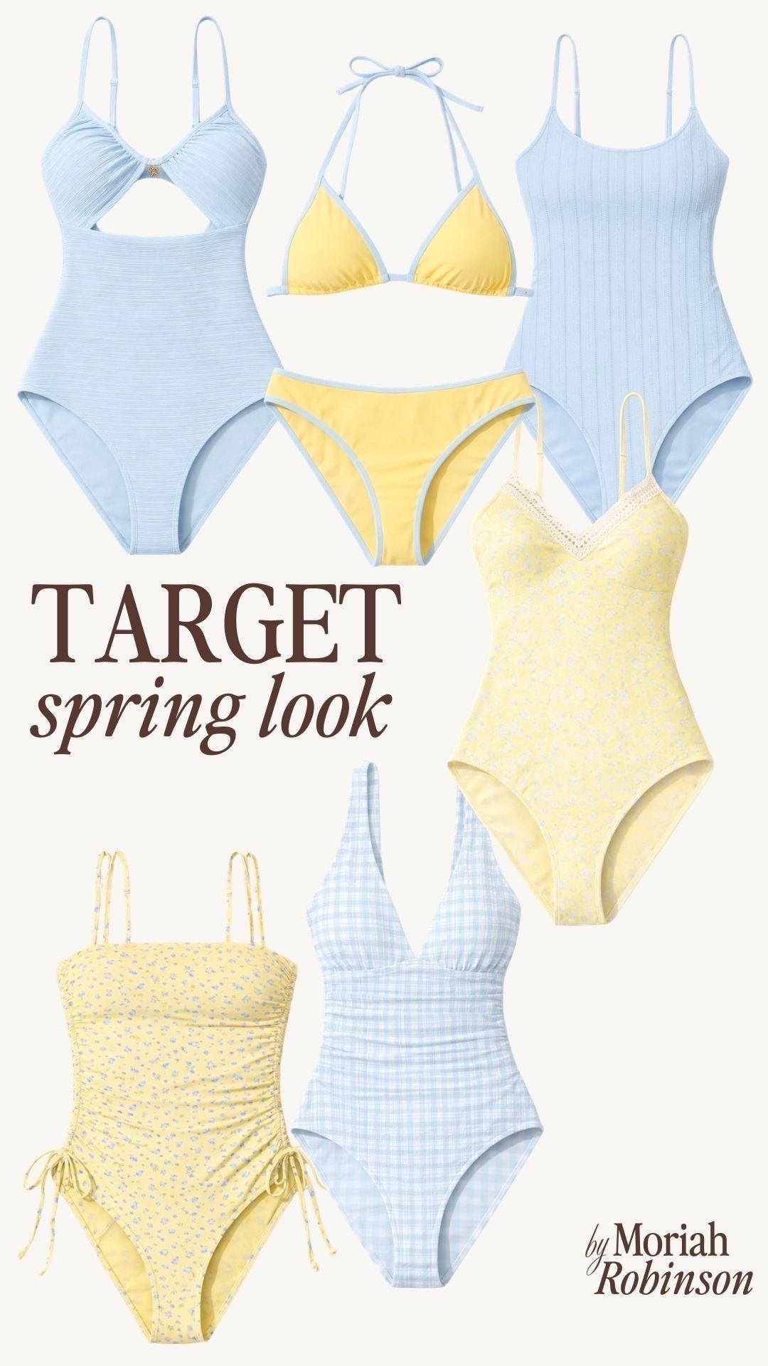 Target spring swim! I'm loving yellow and blue for spring and summer. These are perfect for a spring break getaway. 



#LTKSwim #LTKmomlife #LTKTravel