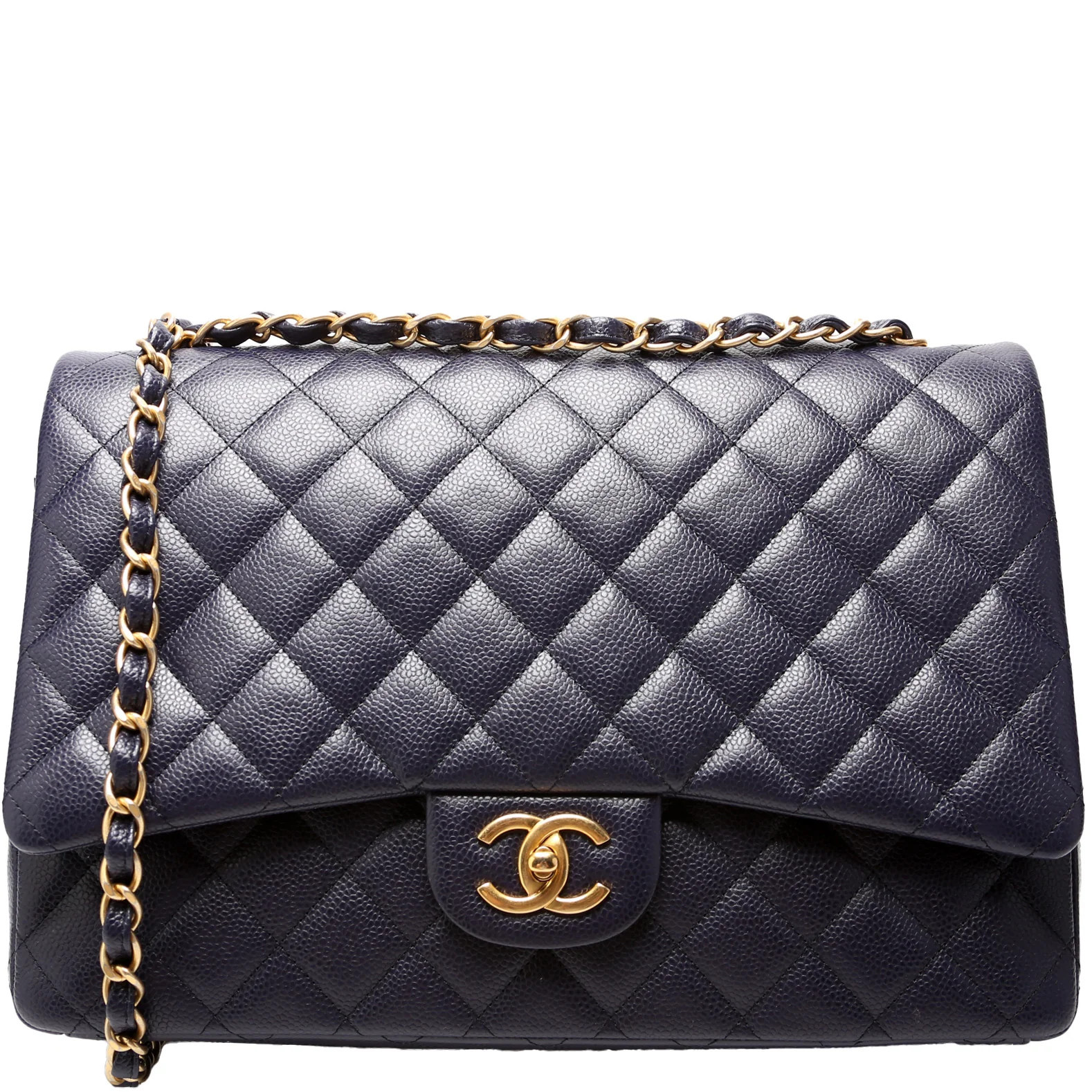 Classic Flap Maxi Caviar 21-24M | Keeks Designer Handbags