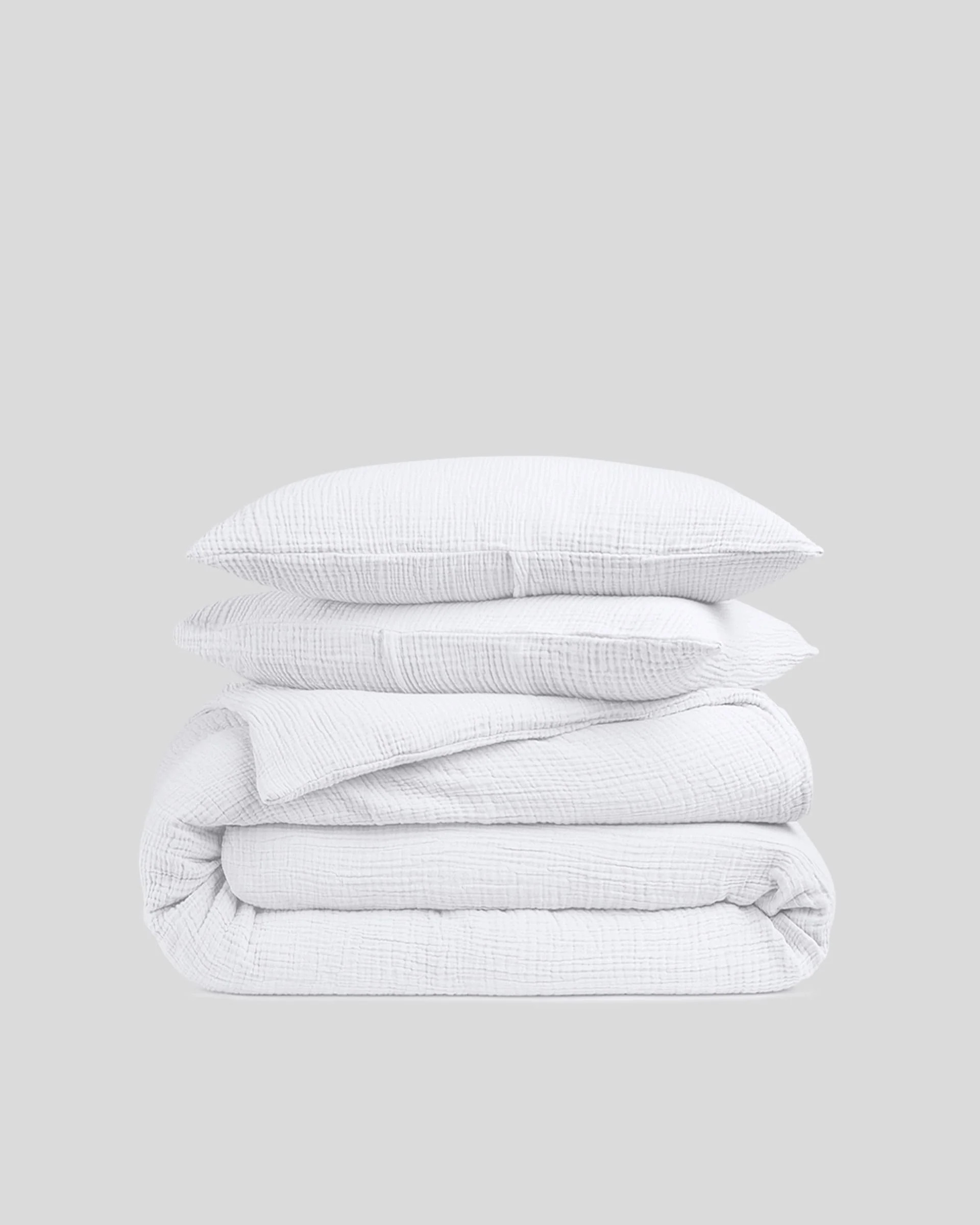 Organic Cloud Cotton Duvet Cover Set (White) | Parachute