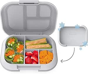 Bentgo® Kids Chill Lunch Box - Bento-Style Lunch Solution with 4 Compartments and Removable Ice ... | Amazon (US)
