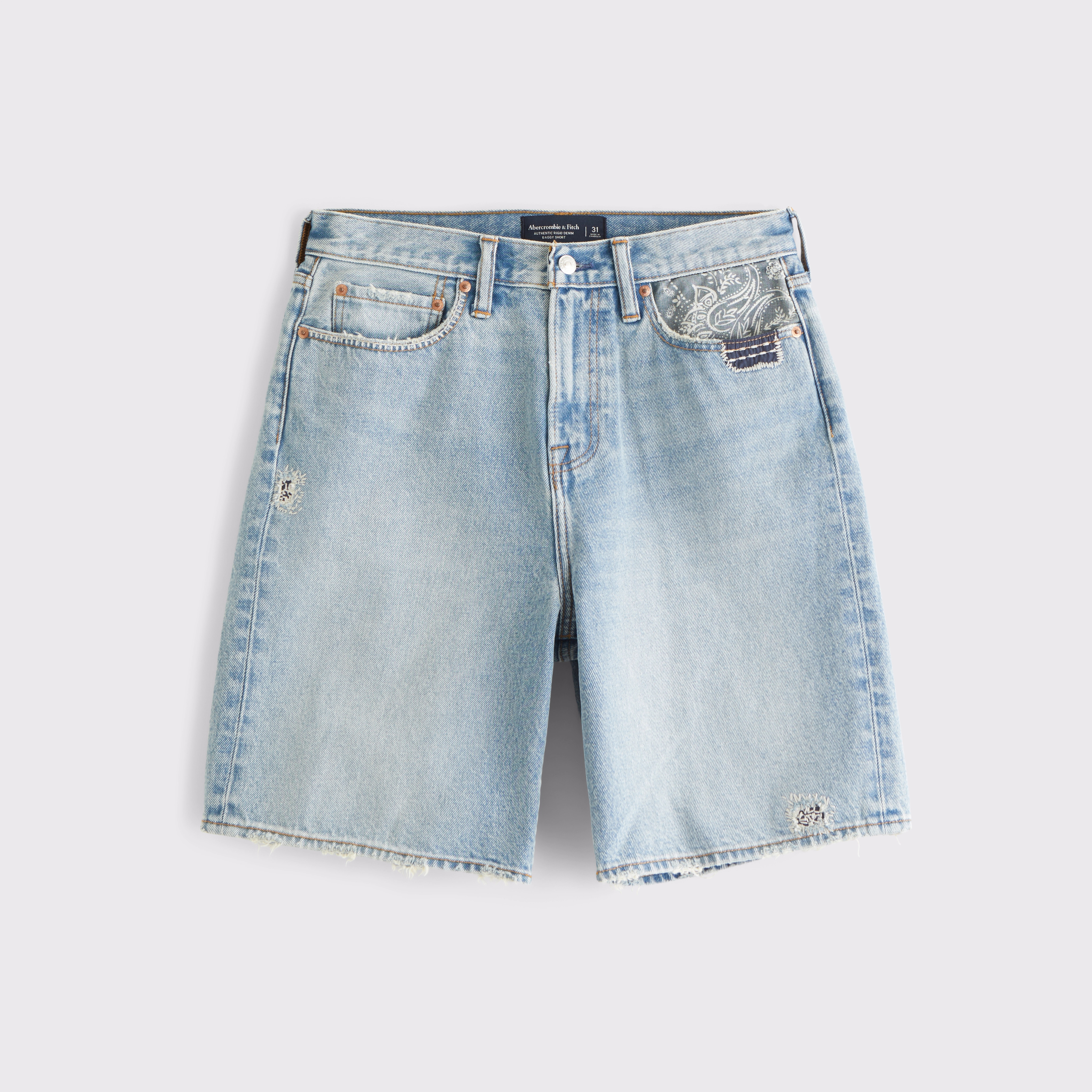 Baggy Denim Short | Abercrombie & Fitch (US)