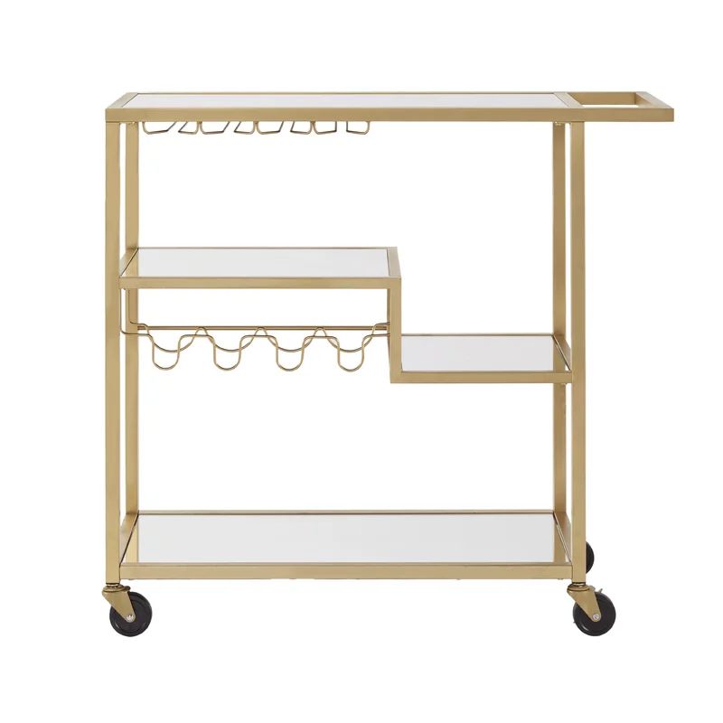 Tibo 40'' Wide Bar Cart with Wine Bottle Storage | Wayfair North America