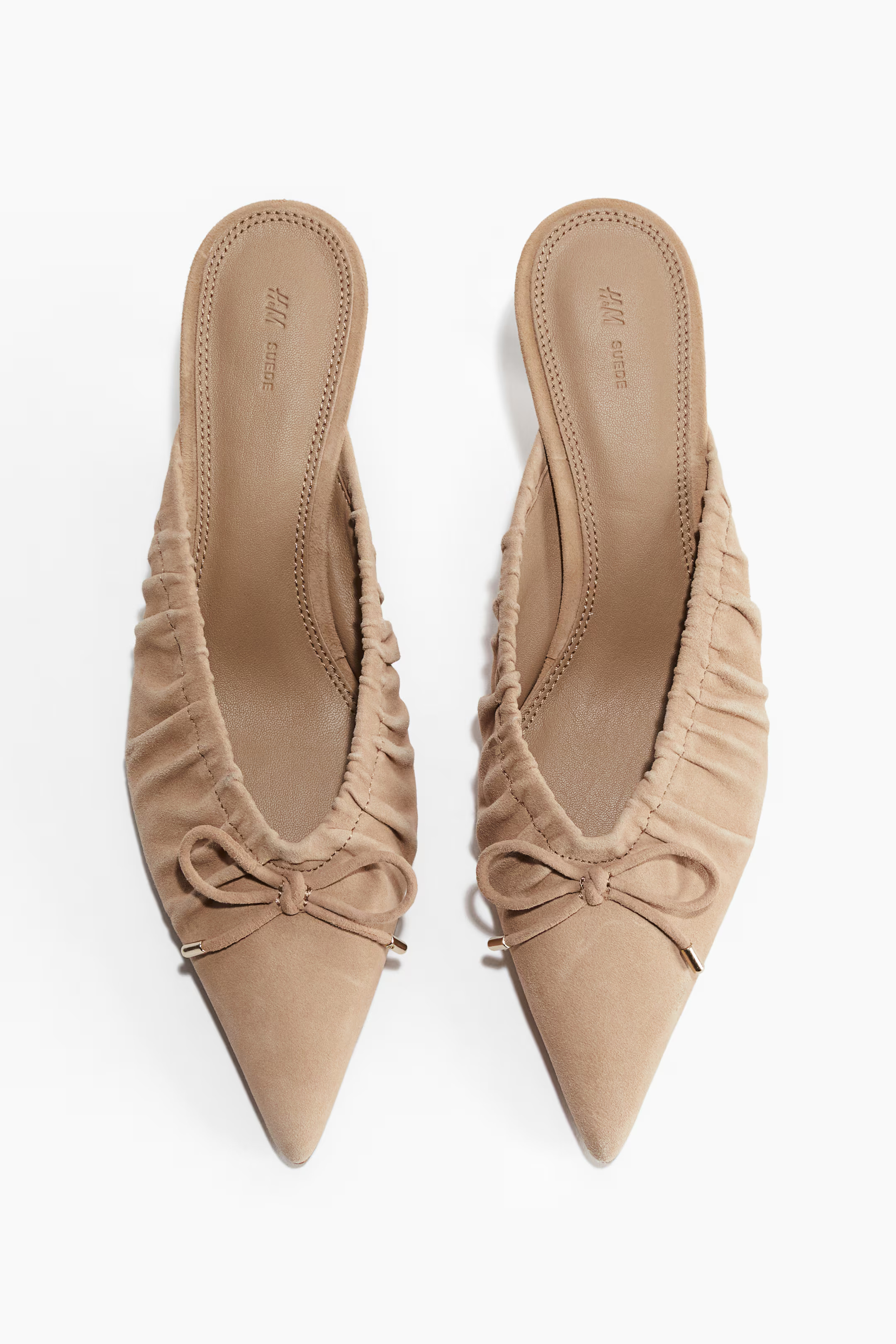 Heeled Suede Mules | H&M (US + CA)