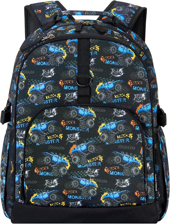 Choco Mocha Truck Backpack for Boys, Kindergarten Backpacks for Boys Backpack Ages 6-8, Boy Eleme... | Amazon (US)