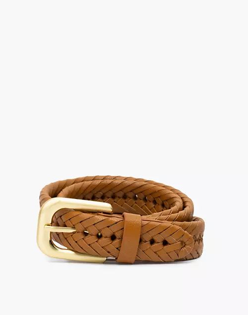 Sancia Braided Leather Elipsy Belt | Madewell