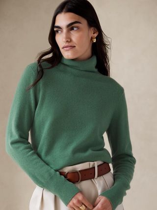 Micaela Cashmere Turtleneck Sweater | Banana Republic (US)