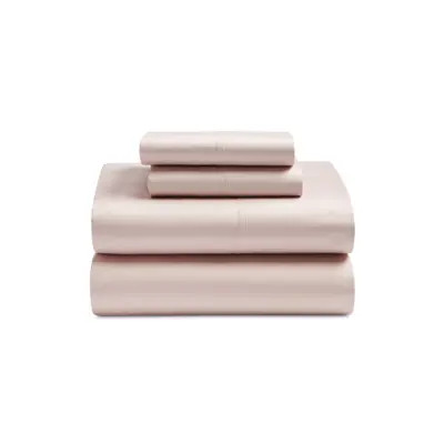 Nordstrom 400 Thread Count Organic Cotton Sateen Sheet Set in Blue Skyride at Nordstrom, Size California King | Nordstrom
