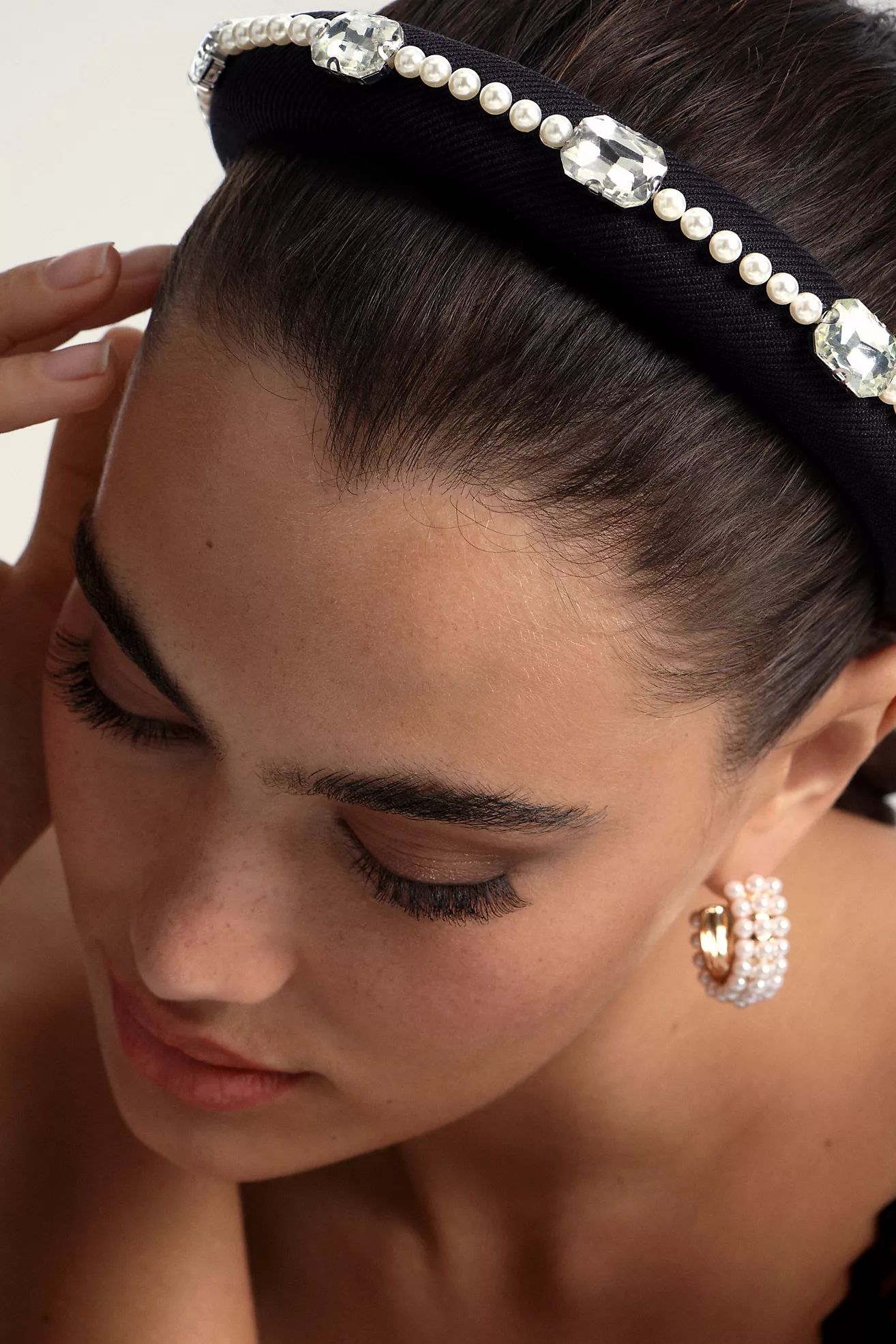 Pearl and Crystal Headband | Anthropologie (US)