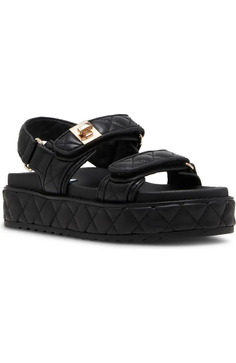 Steve Madden Bigmona Raffia Slingback Platform Sandal (Women) | Nordstrom | Nordstrom