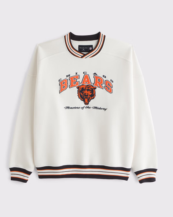 NFL Chicago Bears Graphic Crew Sweatshirt | NFL | Abercrombie.com | Abercrombie & Fitch (US)