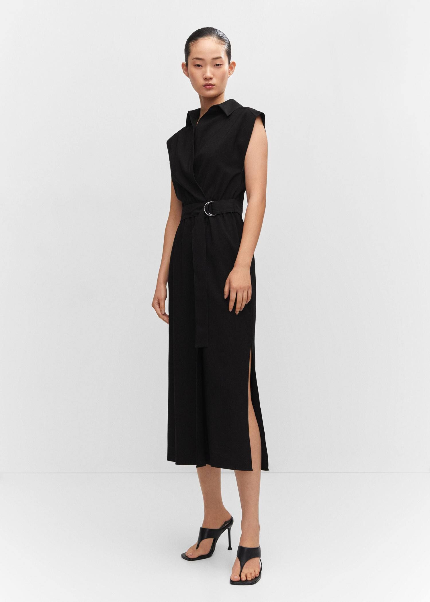 Belt shirt dress | Mango Canada