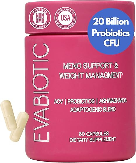 Complete Menopause Vitamins - Ashwaghanda, Probiotics, ACV for Weight Management, Hot Flashes, Ni... | Amazon (US)