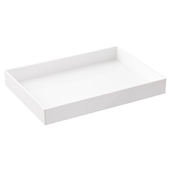 Poppin Large Accessory Tray White | The Container Store