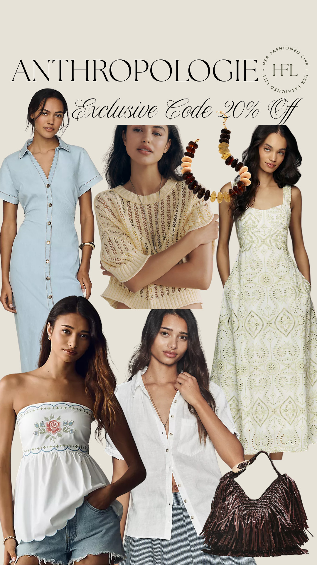 Use code HFL20 for 20% off at Anthropologie on orders $100+ through 6/28. So many good pieces right now and this is the best time to grab them. #anthropologie #anthrostyle #summerstyle #outfitinspo  

 #LTKgrwm #LTKootd #LTKOver40