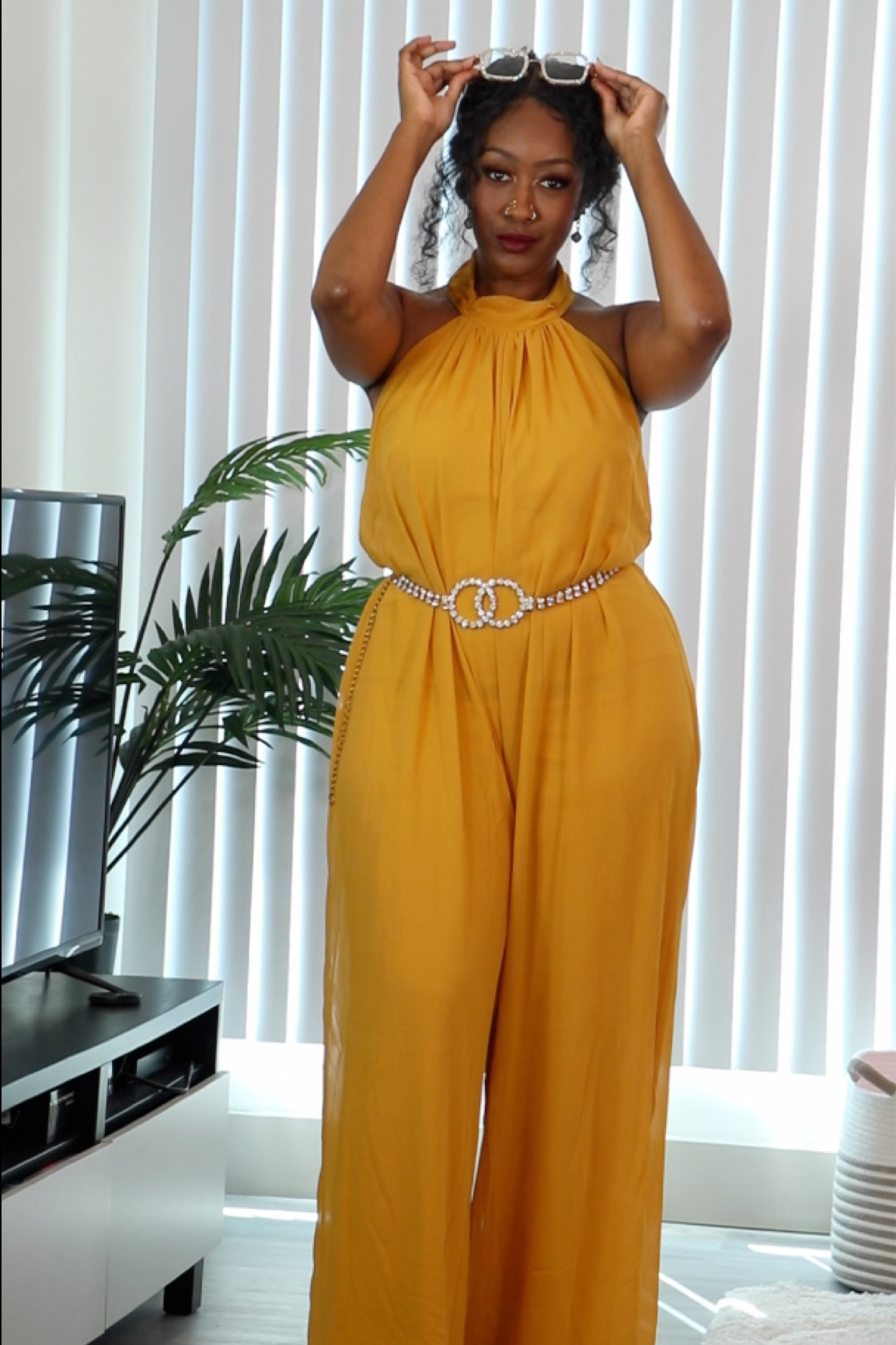 Love this jumpsuit! I’m wearing a medium. It’s very long so maybe size down 💕

#LTKstyletip #LTKfindsunder100